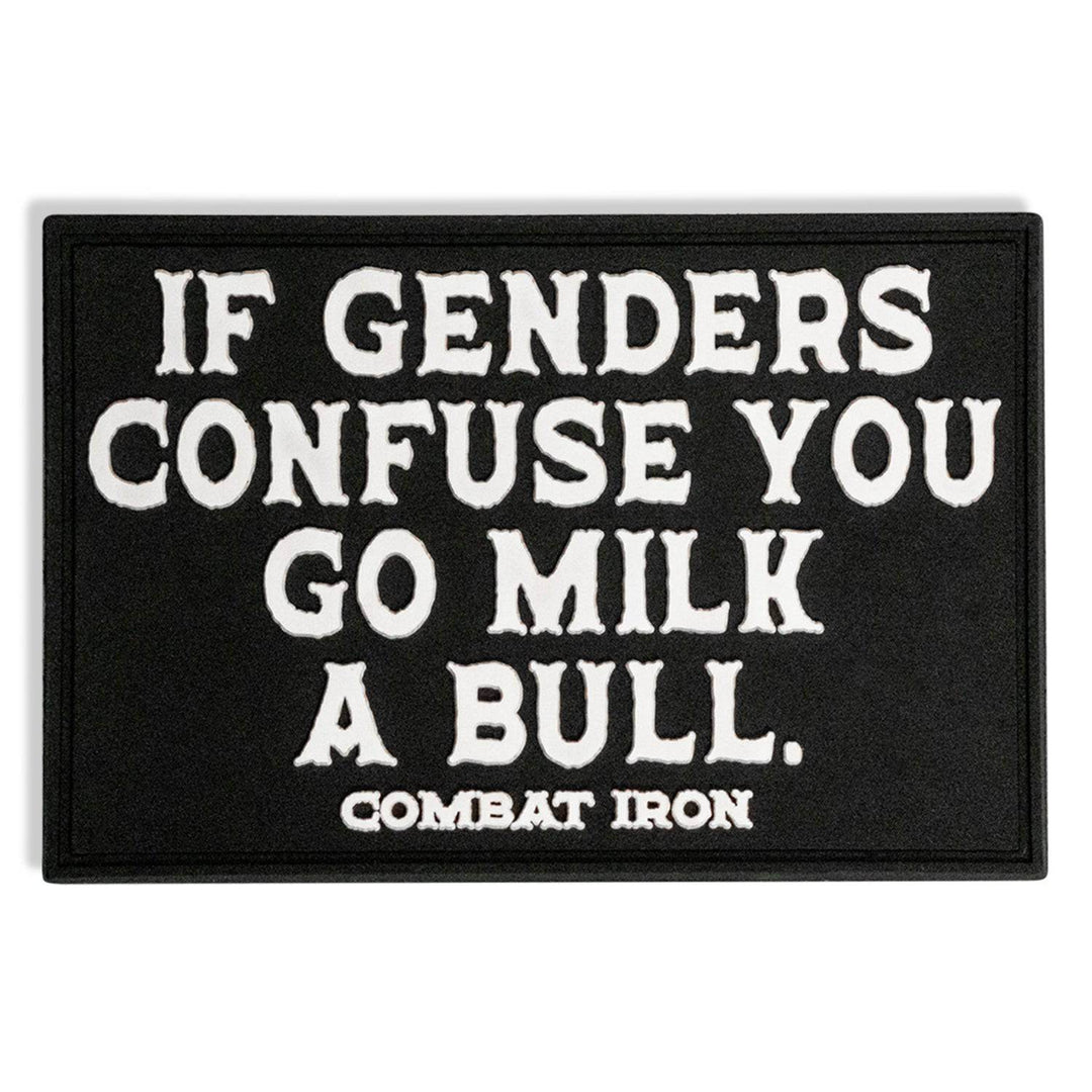If Genders Confuse You, Go Milk a Bull PVC Patch - One Revolver Surfboards
