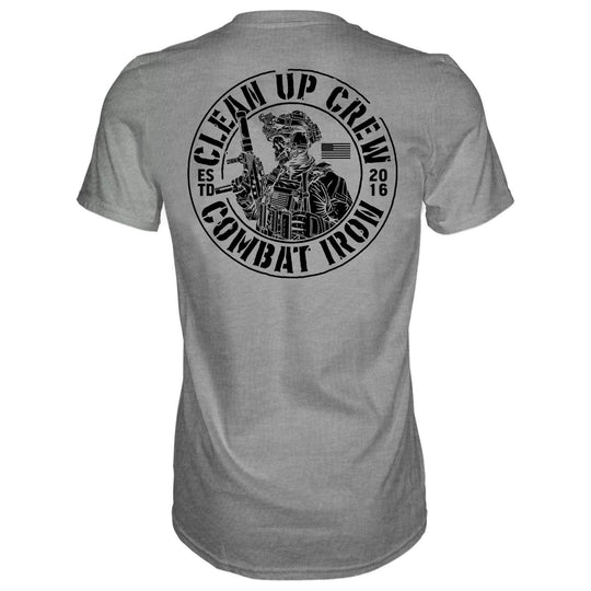 Clean up Crew Operator Skull Men's T-Shirt - One Revolver Surfboards