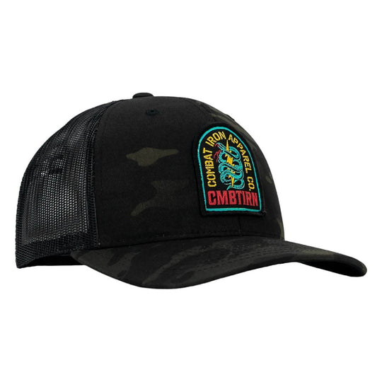 NEON DEFENDER PATCH SNAPBACK HAT - One Revolver Surfboards