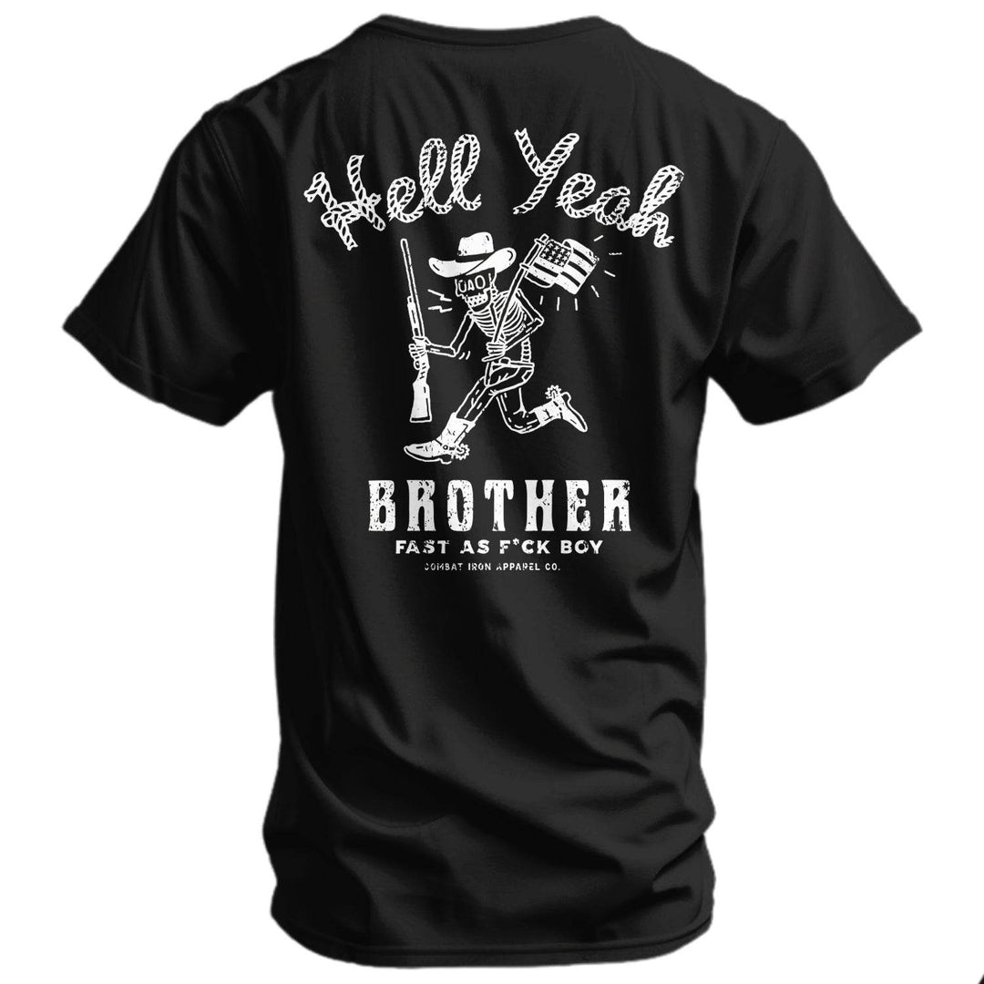 Hell Yeah Brother Cowboy Men's T-Shirt - One Revolver Surfboards