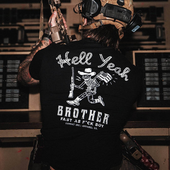 Hell Yeah Brother Cowboy Men's T-Shirt - One Revolver Surfboards