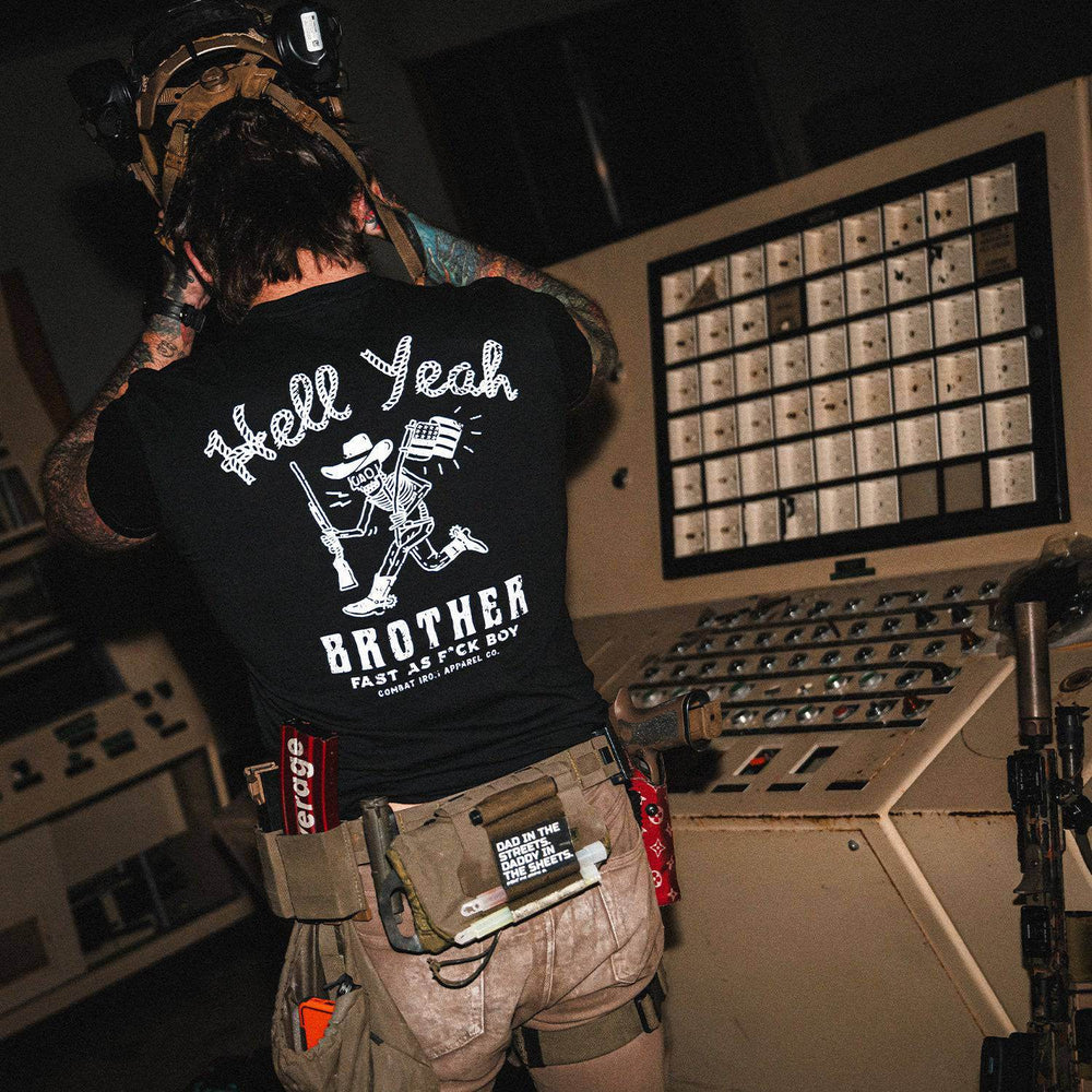 Hell Yeah Brother Cowboy Men's T-Shirt - One Revolver Surfboards