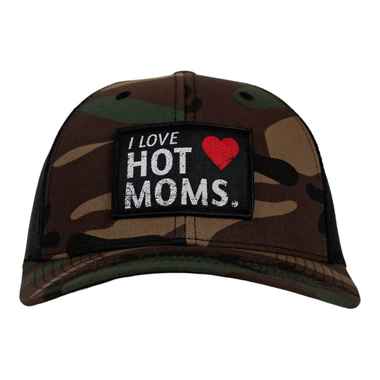 I Love Hot Mom's Patch Snapback Hat - One Revolver Surfboards