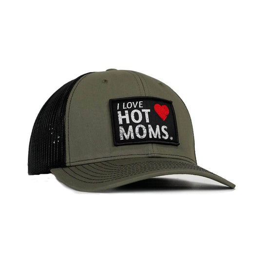 I Love Hot Mom's Patch Snapback Hat - One Revolver Surfboards
