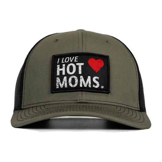 I Love Hot Mom's Patch Snapback Hat - One Revolver Surfboards