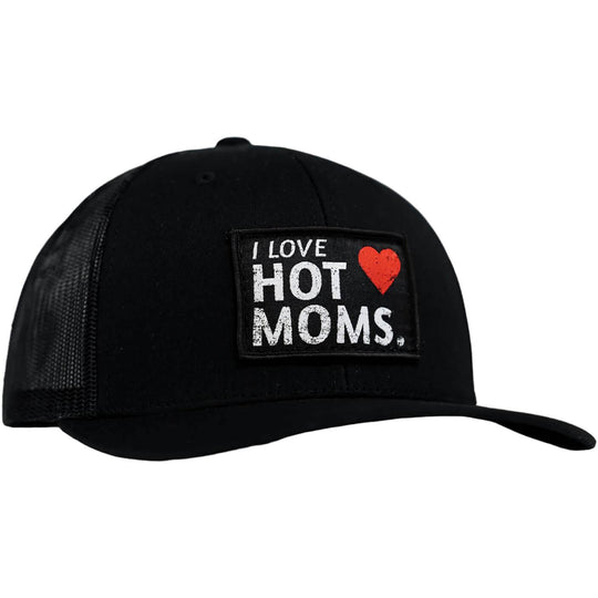 I Love Hot Mom's Patch Snapback Hat - One Revolver Surfboards