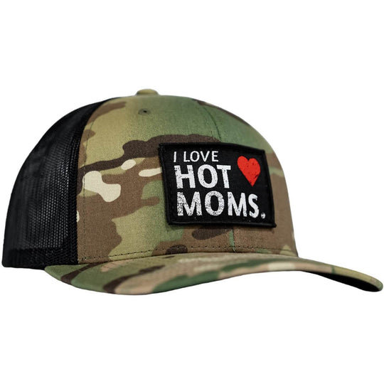 I Love Hot Mom's Patch Snapback Hat - One Revolver Surfboards