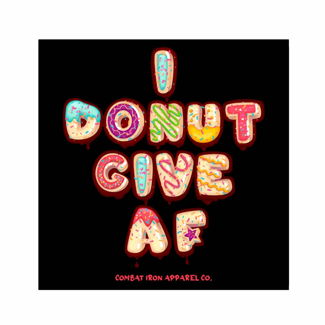 I DONUT GIVE A FUCK DOUGHNUT EDITION DECAL - One Revolver Surfboards