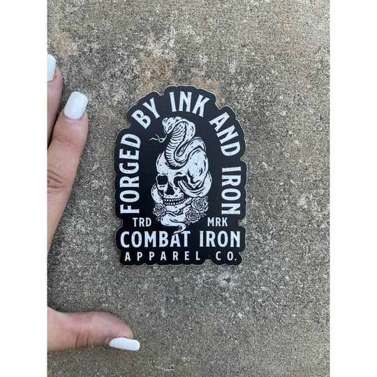FORGED BY INK AND IRON ALL WEATHER DECAL - One Revolver Surfboards