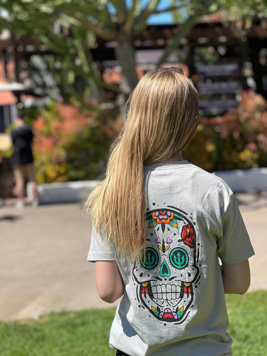 Sugar Skull T-Shirt - One Revolver Surfboards