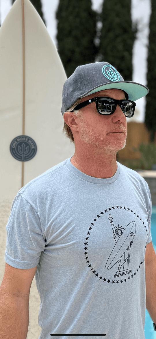 Lady Liberty Surf T-Shirt - One Revolver Surfboards