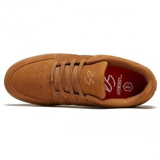 eS ACCEL SLIM Brown/Gum Skate Shoes - One Revolver Surfboards