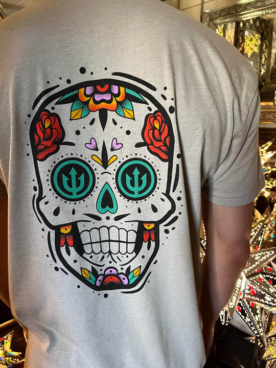 Sugar Skull T-Shirt - One Revolver Surfboards