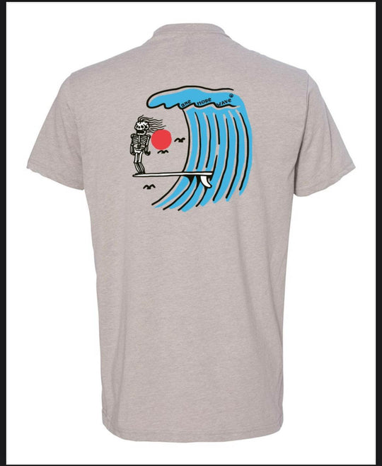 Bones on the Nose T-Shirt - One Revolver Surfboards