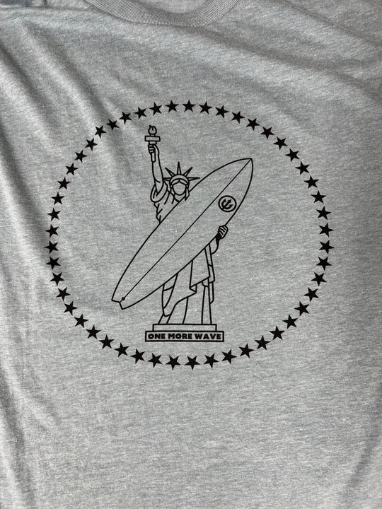 Lady Liberty Surf T-Shirt - One Revolver Surfboards