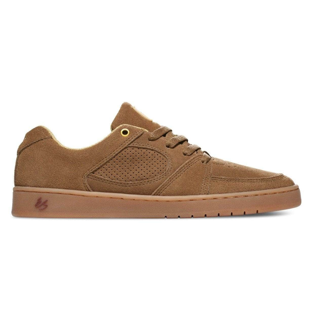 eS ACCEL SLIM Brown/Gum Skate Shoes - One Revolver Surfboards
