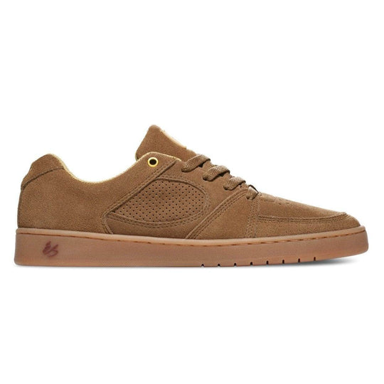 eS ACCEL SLIM Brown/Gum Skate Shoes - One Revolver Surfboards