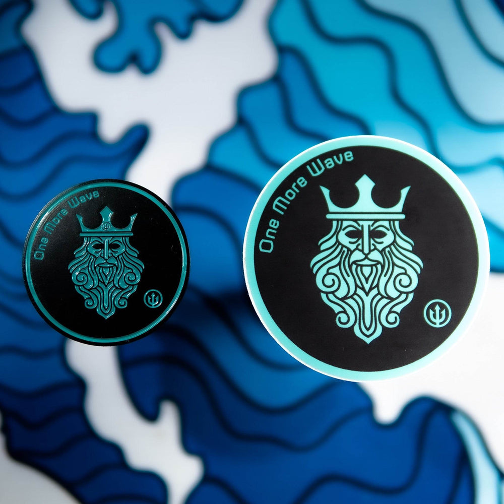 Poseidon Sticker - One Revolver Surfboards