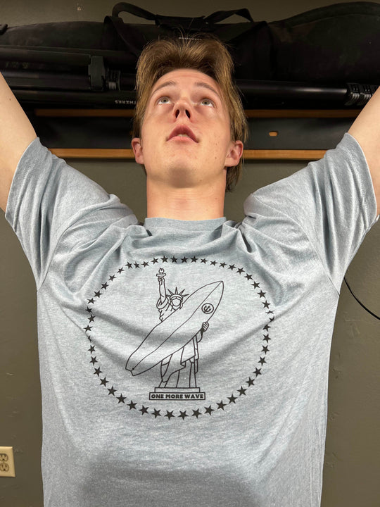 Lady Liberty Surf T-Shirt - One Revolver Surfboards