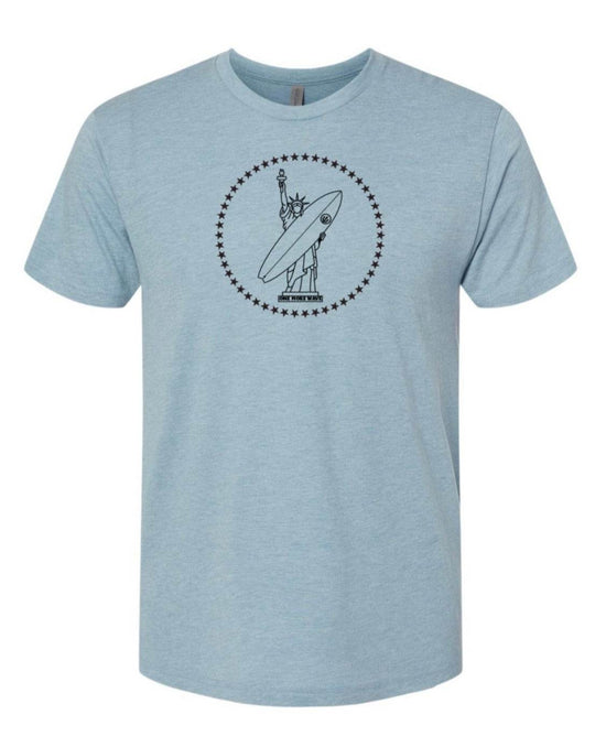 Lady Liberty Surf T-Shirt - One Revolver Surfboards