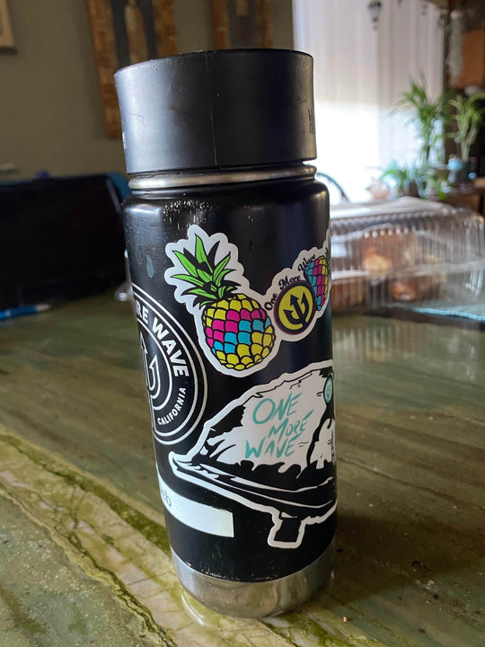 Pineapple Aloha Sticker - One Revolver Surfboards