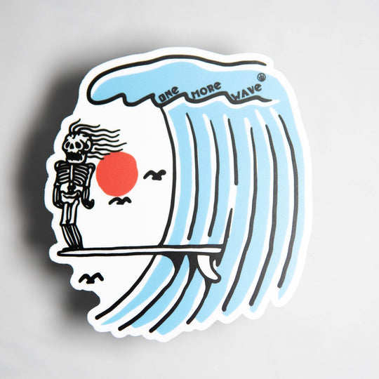 Bones on the Nose Sticker - One Revolver Surfboards