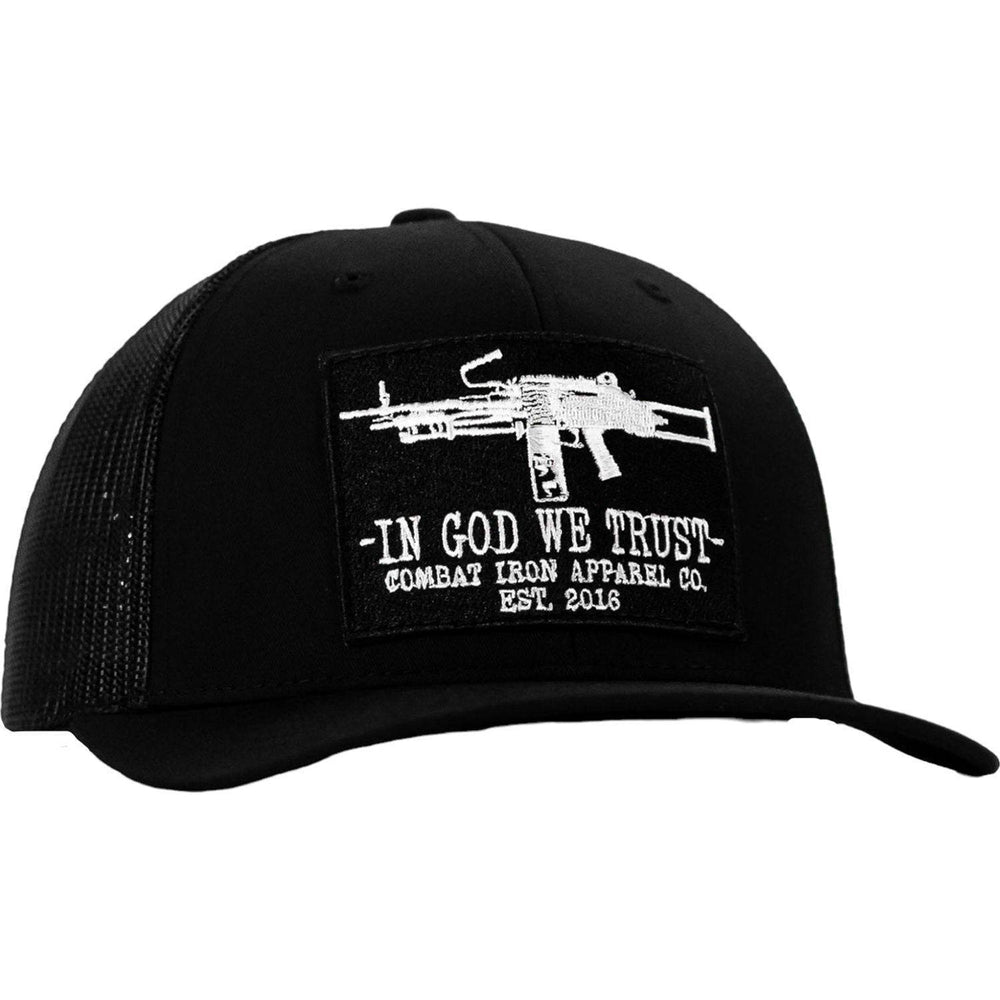 In God We Trust Patch Snapback Hat - One Revolver Surfboards