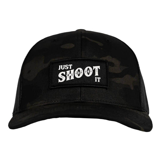 Just Shoot It Patch Snapback Hat - One Revolver Surfboards
