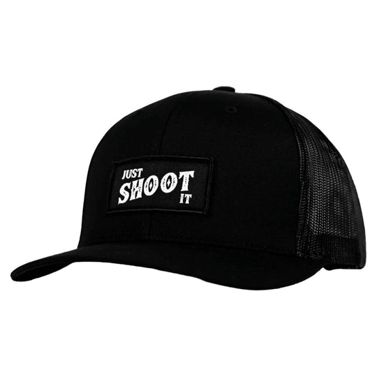 Just Shoot It Patch Snapback Hat - One Revolver Surfboards