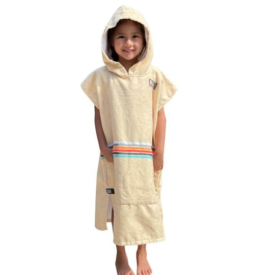 Retro Sand Changing Towel Poncho - Kids (Small) - One Revolver Surfboards