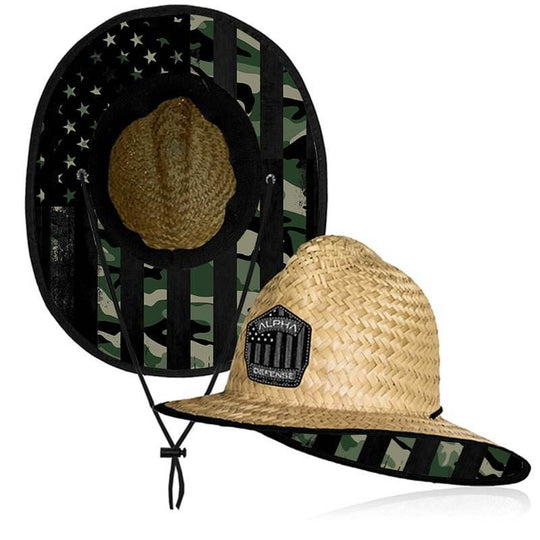 Ladder Under Brim Straw Hat - One Revolver Surfboards