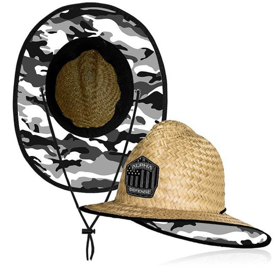 Ladder Under Brim Straw Hat - One Revolver Surfboards