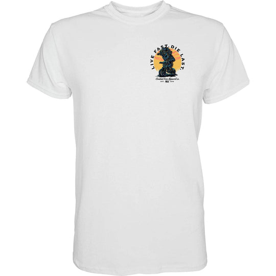 Live Fast. Die Last. Men's T-Shirt - One Revolver Surfboards