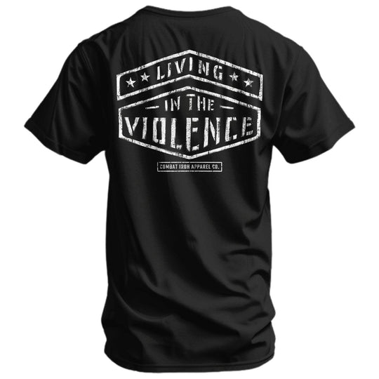 LIVING IN THE VIOLENCE MEN’S T-SHIRT - One Revolver Surfboards