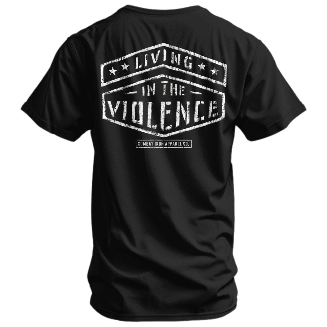 LIVING IN THE VIOLENCE MEN’S T-SHIRT - One Revolver Surfboards