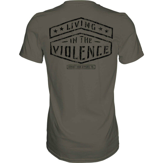 LIVING IN THE VIOLENCE MEN’S T-SHIRT - One Revolver Surfboards