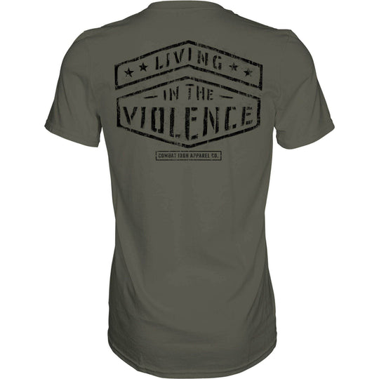 LIVING IN THE VIOLENCE MEN’S T-SHIRT - One Revolver Surfboards