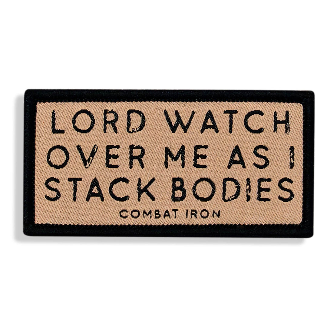 Lord Watch Over Me As I Stack Bodies Soft Velcro Patch - One Revolver Surfboards