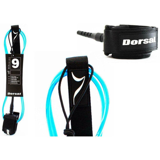 DORSAL Surf Leash for Surfboard Longboard SUP Leg Rope - One Revolver Surfboards