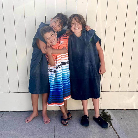 Kids Changing Towel Poncho - Solid Colors - One Revolver Surfboards