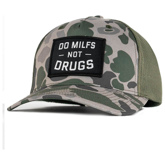 Do Milfs. Not Drugs. Patch Snapback HAT - One Revolver Surfboards