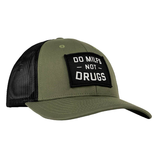 Do Milfs. Not Drugs. Patch Snapback HAT - One Revolver Surfboards