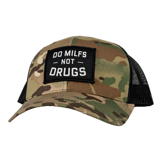 Do Milfs. Not Drugs. Patch Snapback HAT - One Revolver Surfboards