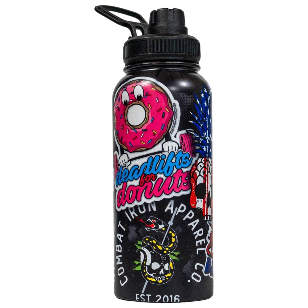 32oz Metal Hydration Bottle V2 | 24hr Insulated + Drink Port - One Revolver Surfboards