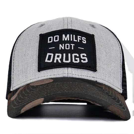 Do Milfs. Not Drugs. Patch Snapback HAT - One Revolver Surfboards