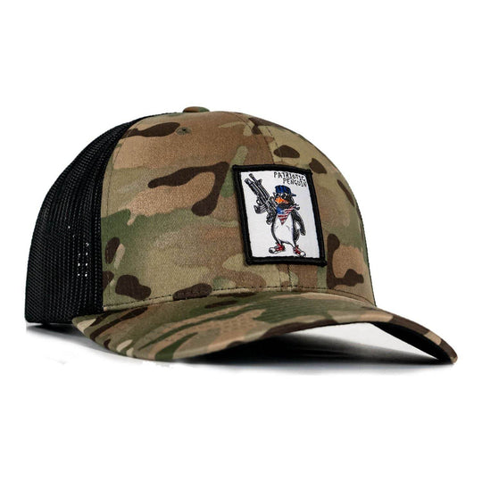 Patriotic Penguin Patch Snapback Hat - One Revolver Surfboards