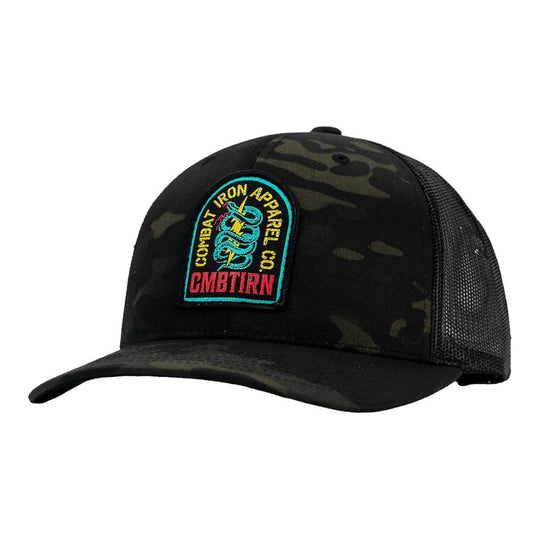 NEON DEFENDER PATCH SNAPBACK HAT - One Revolver Surfboards