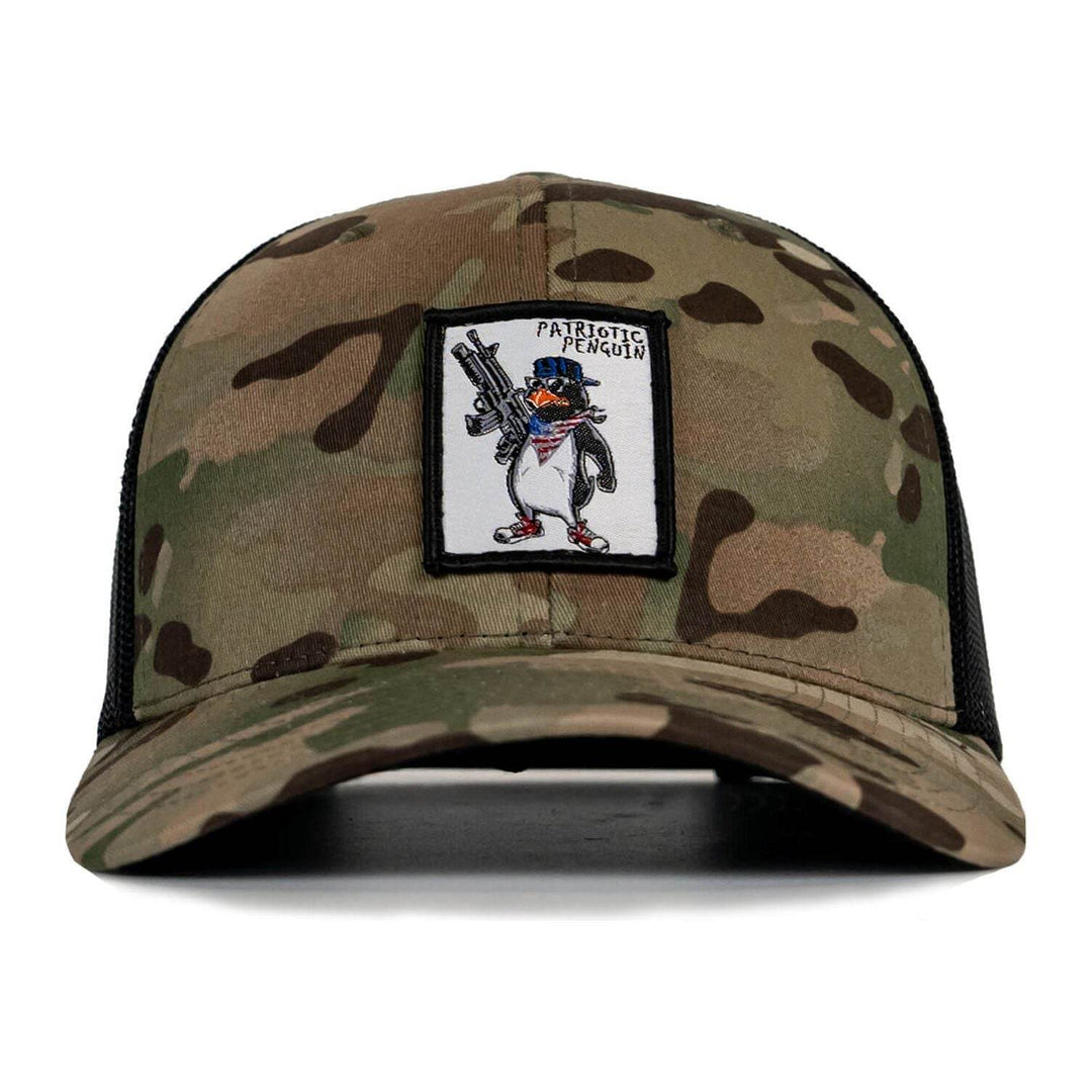 Patriotic Penguin Patch Snapback Hat - One Revolver Surfboards