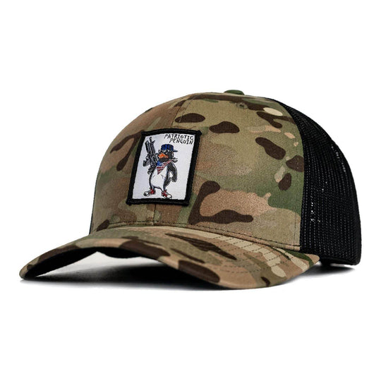 Patriotic Penguin Patch Snapback Hat - One Revolver Surfboards