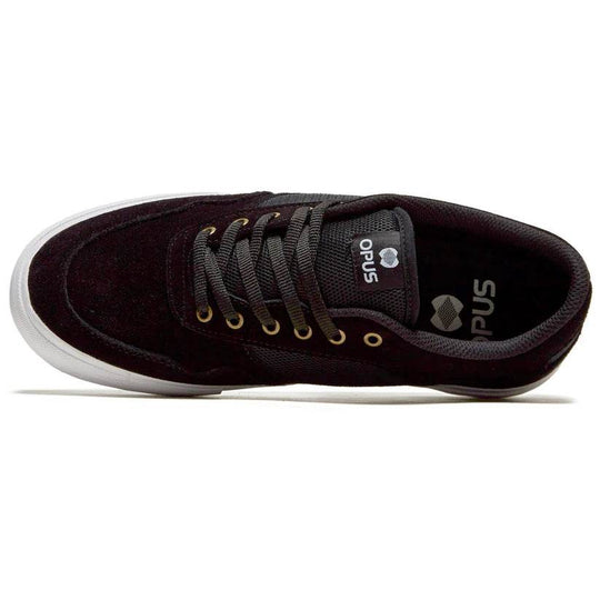 OPUS STANDARD LOW BLACK/WHITE SKATEBOARD SHOES - One Revolver Surfboards